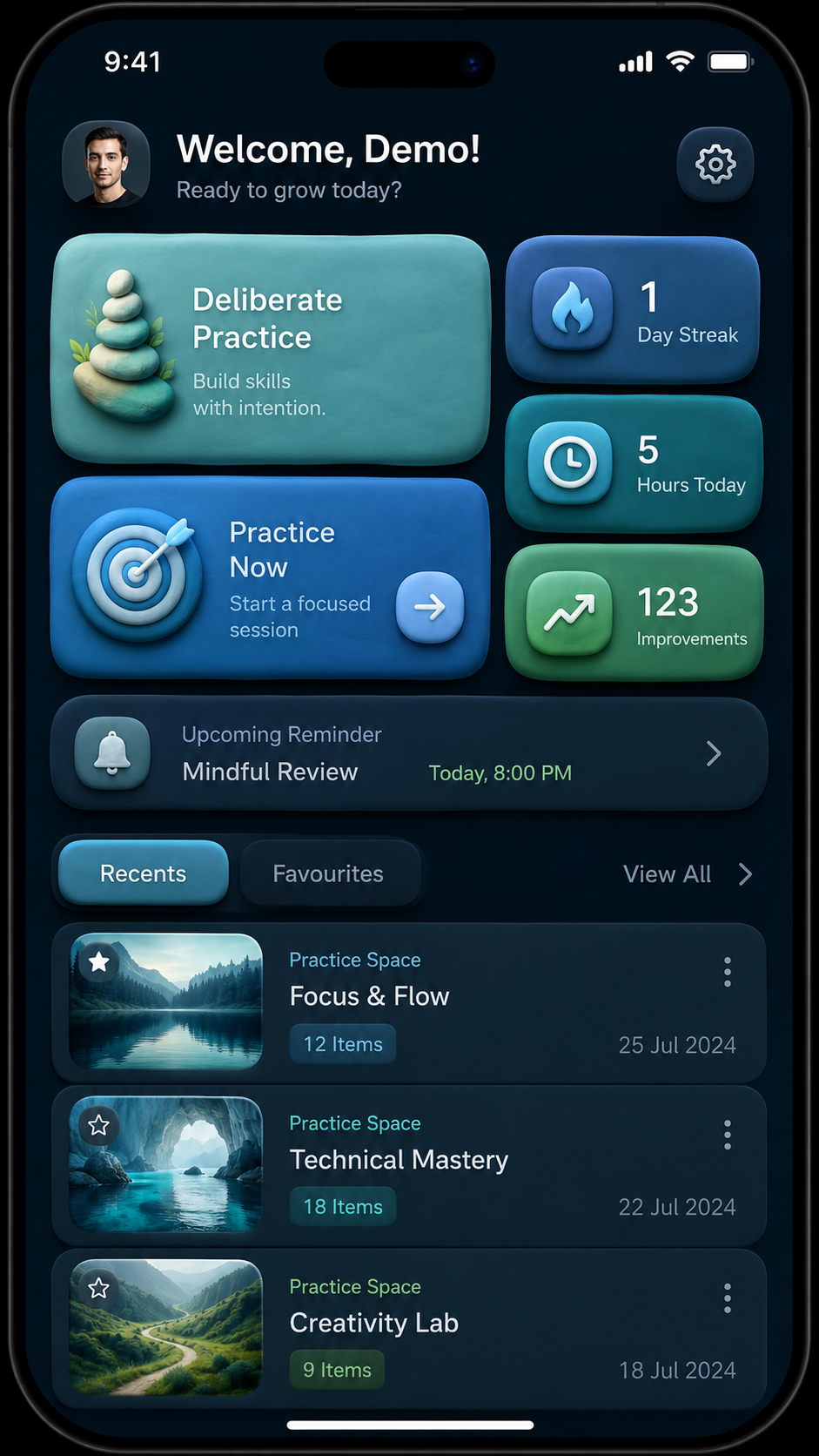 Fetchling: a calmer way to practise anything